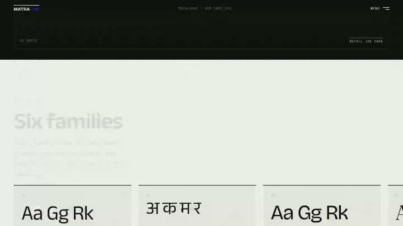 Matra, Type foundry